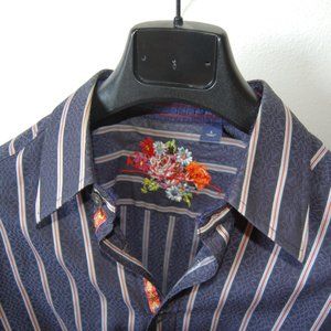 Robert Graham Men's Embroidered Shirt, Large